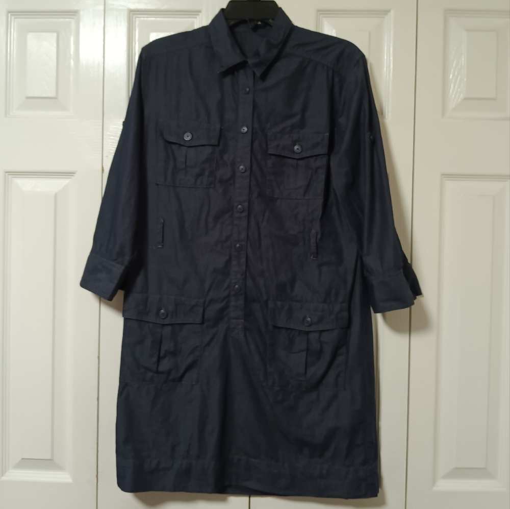 J Crew Chambray Shirt Dress